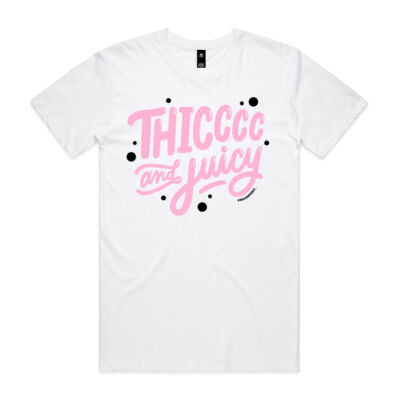 Thicccc and Juicy - MENS Staple Tee Thumbnail