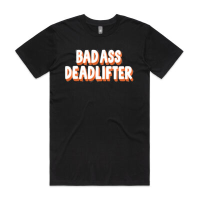 Bad Ass Deadlifter - MENS Staple Tee Thumbnail